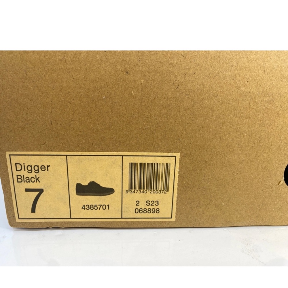 Digger Zeroe BETTS Shoes Casual Sneakers Size 7 Men Australian Sustainable Black - Picture 6 of 10